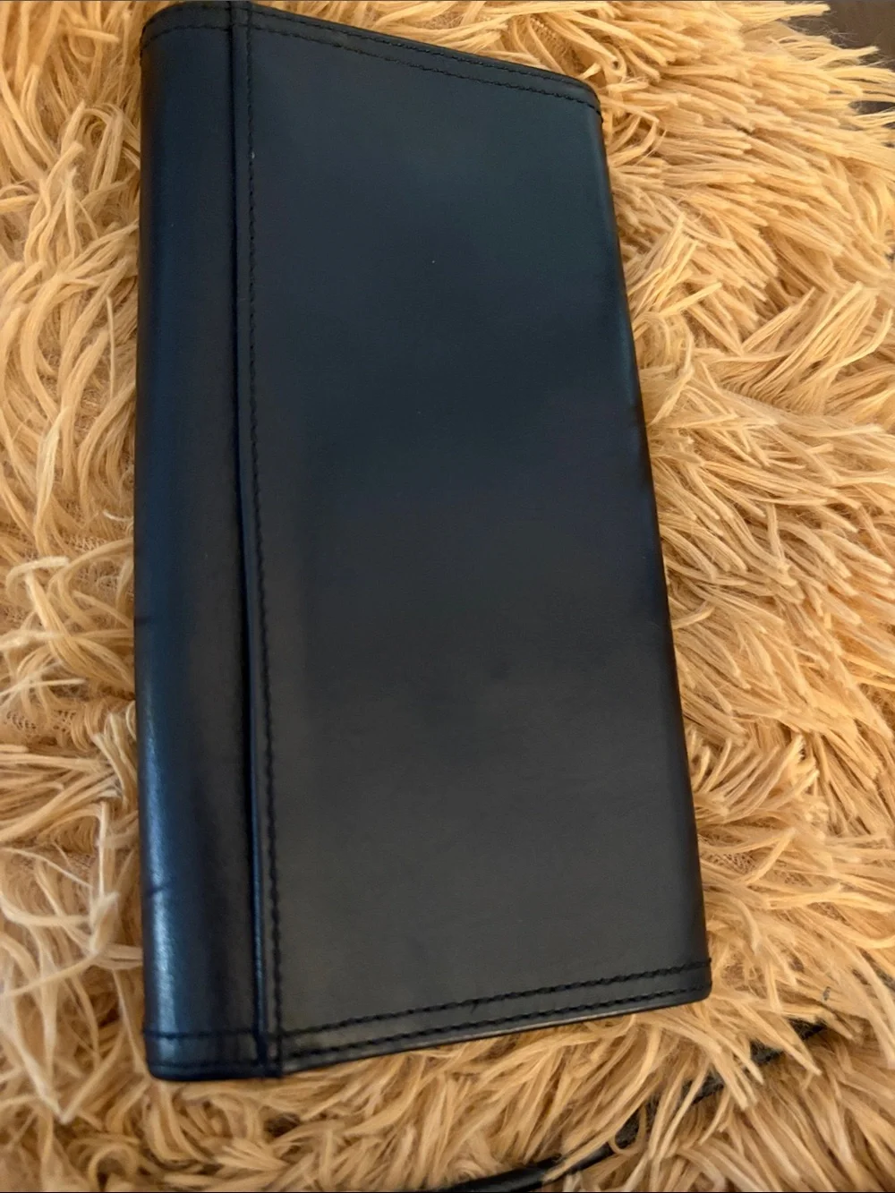 Coach Black Leather Continental Wallet